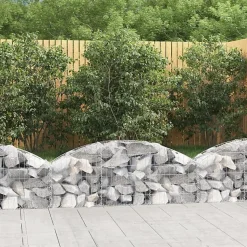 vidaXL Panier de Gabion, Cage à Gabion, Mur de Gabion, Panier à Pierre, Gabion pour Pierre Jardin Patio Extérieur, 153442
