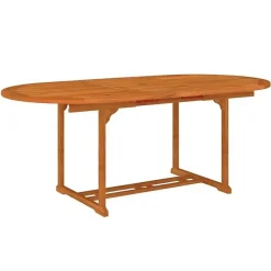 vidaXL Table de jardin 200x100x75 cm Bois d'eucalyptus solide 316068