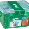 Vis terrasse tête cylindrique torx Spax 5x50mm - 230 pièces