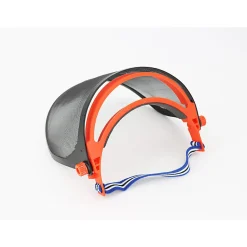 Visière de protection grillagée réglable avec pare-soleil