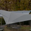 Voile de jardin Rectangulaire 5X8m Imperméable Graphite Solaria Maanta