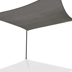 Voile d'ombrage rectangulaire 3x4 M gris