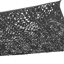 Voile d'ombrage rectangulaire design ombrière camouflage 3x4 M gris