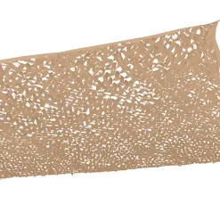 Voile d'ombrage rectangulaire design ombrière camouflage 3x4 M sable