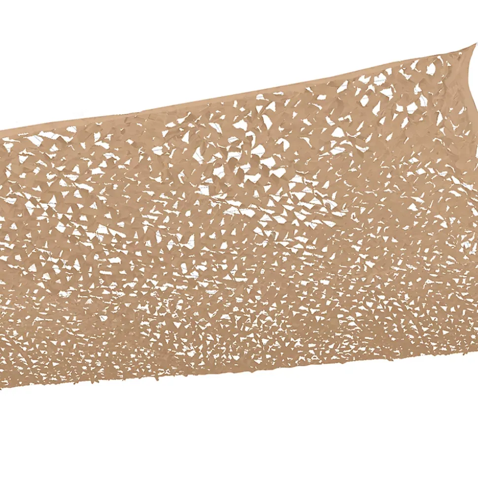 Voile d'ombrage rectangulaire design ombrière camouflage 3x4 M sable
