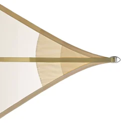 Voiles d'ombrage Imperméables Rectangulaire 5 X 6 Beige, EZ Breez