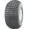 22x11.00 - Pneu 8 knobby sur jante 4 crampons - remorque ATV - P322 large dimpled studs.