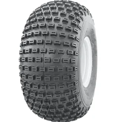 22x11.00 - Pneu 8 knobby sur jante 4 crampons - remorque ATV - P322 large dimpled studs.