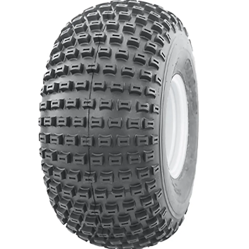 22x11.00 - Pneu 8 knobby sur jante 4 crampons - remorque ATV - P322 large dimpled studs.