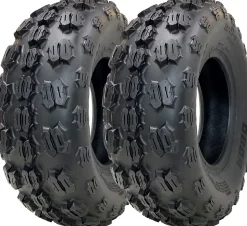 21x7.00-10 ATV Quad Tyres OBOR Kraken WP17 Tubeless Road Legal 106kgs (Set of 2)