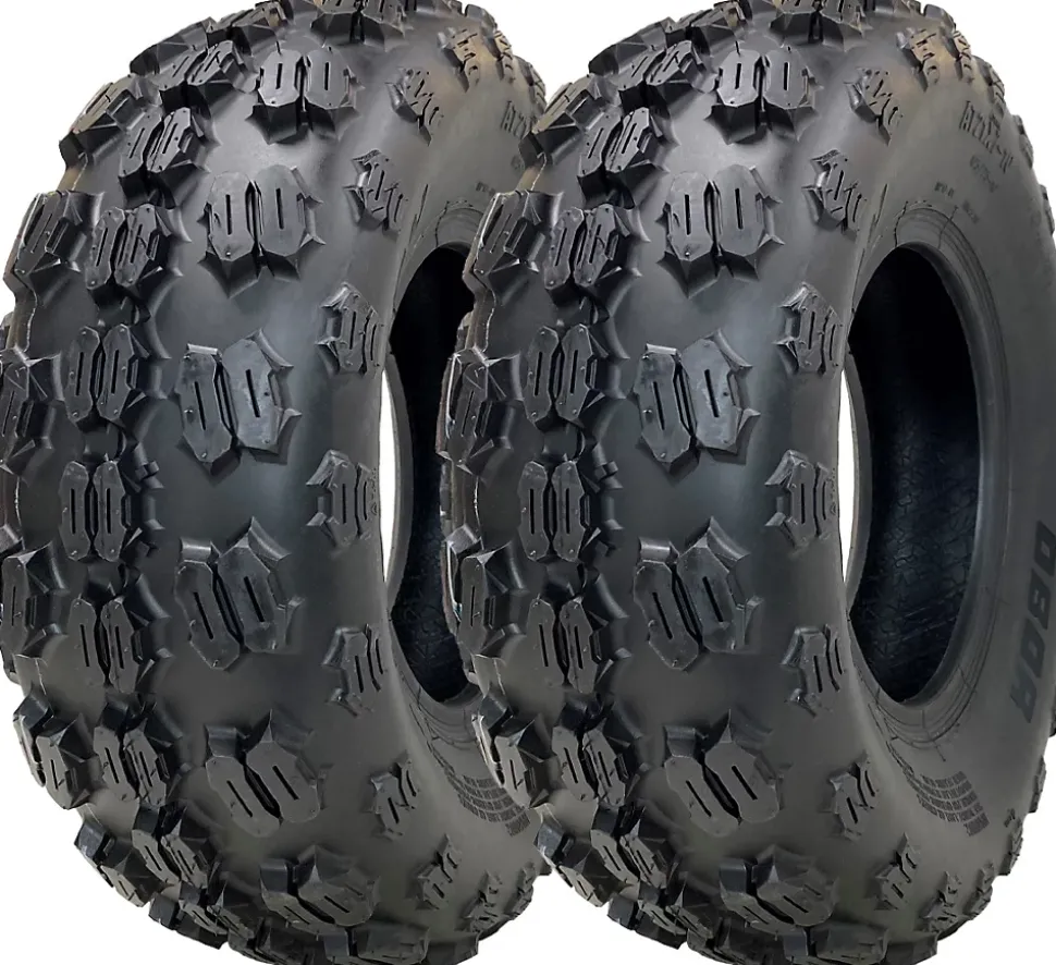21x7.00-10 ATV Quad Tyres OBOR Kraken WP17 Tubeless Road Legal 106kgs (Set of 2)