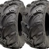 25x10.00-12 ATV Quad Tyres OBOR Mudsling E-Marked Road Legal 200kgs (Set of 2)
