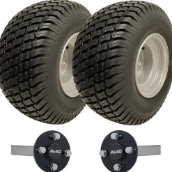 18x8.50-8 ATV Trailer Kit Wanda P332 Grass Pattern Wheels ALKO Stub Axles 750kgs