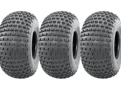 18x9.50-8 Knobby ATV Quad Trailer Tyres 4ply Wanda P322 Tubeless Tire (Set of 3)