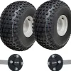 22x11.00-8 Knobby ATV Quad Trailer Kit P323 Wheels & ALKO Axles Road Legal 310kg