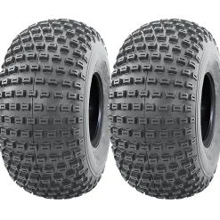 22x11.00-8 Knobby ATV, tyres Quad trailer tyre 22 11 8 tire 4 ply P322, set of 2