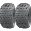 25x12.00-9 Pneus Knobby ATV 4 ply Quad trailer john deere gator 25 12 9 set of 2