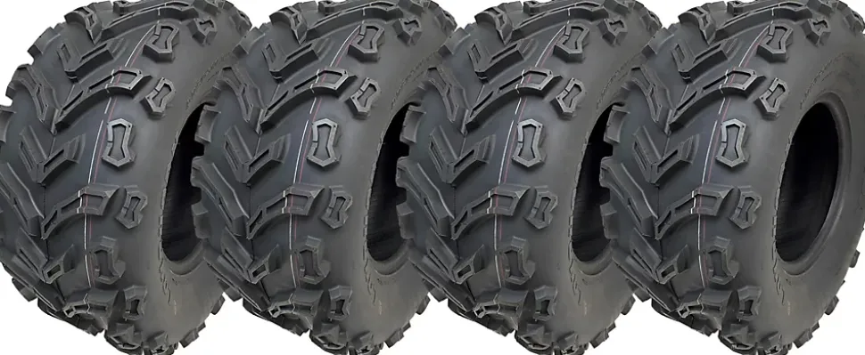 26x11.00-12 Quad ATV Tyres 6ply Wanda P3128 E-Marked Road Legal Tire (Set of 4)