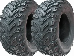 25x10.00-12 Quad ATV Tyres 6ply Wanda P3103 E-Marked Road Legal Tires (Set of 2)