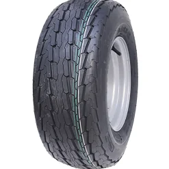 20.5x8.0-10 roue et pneu haute vitesse légale pour la route 605kgs chacun, jante PCD 112mm à 5 crampons