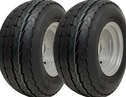 20.5x8.0-10 Roues de remorque 100mm PCD Wanda P815 Road Legal 412kg Load (Set of 2)