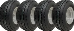 20.5x8.0-10 Roues de remorque 100mm PCD Wanda P815 Road Legal 412kg Load (Set of 4)