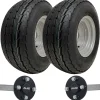 20.5x8.00-10 Trailer Kit High Speed Road Legal Wheels ALKO Hub & Stub Axle 750kg