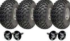 22x11.00-8 Twin Axle Utility ATV Quad Trailer Kit Wheels Axles Capacity 1800kgs